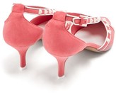 Thumbnail for your product : Valentino Garavani - Free Rockstud Suede Pumps - Pink White