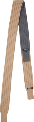Meryll Rogge Gray & Tan Double Scarf - ShopStyle Scarves 