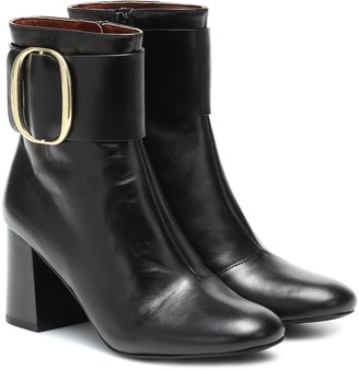 See by Chloe Leather ankle boots