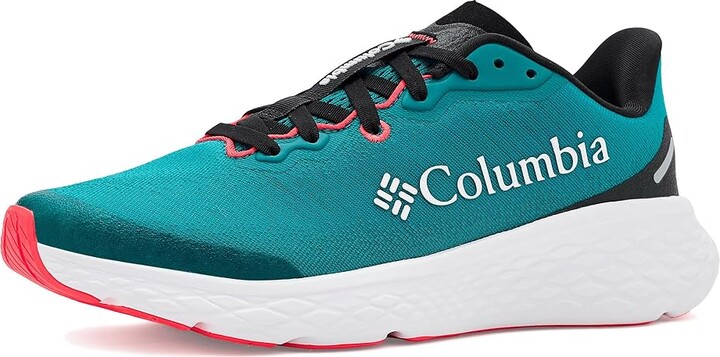 Columbia Konos Featherweight Women's Running Shoes Teal Chloride/Neon Sunrise : 9 B - Medium, Synthetic