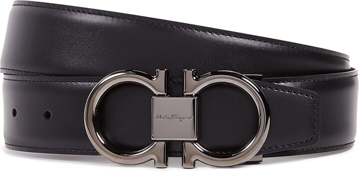salvatore ferragamo double gancio reversible belt