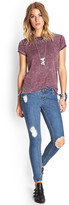 Thumbnail for your product : Forever 21 Distressed Denim Skinny Jeans