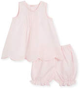 Thumbnail for your product : Kissy Kissy Cotton Pintucked Sun Suit Dress w/ Bloomers, Size 0-9 Months
