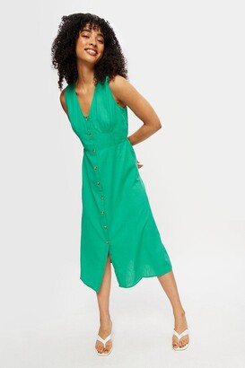 dorothy perkins green maxi dress
