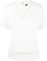 Alexander Wang - t-shirt ajouré - women - Polyester/Spandex/Elasthanne/Triacétate - 4