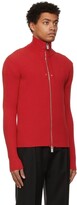 Thumbnail for your product : Alyx Red Zip-Up Sweater