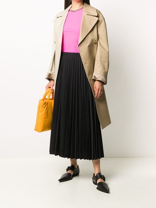Junya Watanabe Tropical pleated skirt