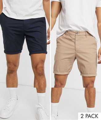 super skinny chino shorts