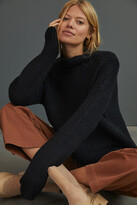 Thumbnail for your product : Anthropologie Funnel Neck Sweater By in White Size XL