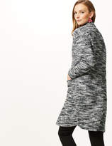 Thumbnail for your product : Marks and Spencer Textured longline Open Front coat