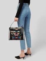 Thumbnail for your product : Valentino Embroidered My Rockstud Top Handle Bag