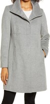 Thumbnail for your product : Via Spiga Stand Collar Wool Blend Coat