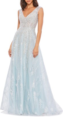 ice blue gown