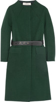 Thumbnail for your product : Nina Ricci Belted brushed-gabardine coat