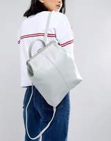 Thumbnail for your product : ASOS DESIGN backpack with clip top frame