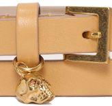 Thumbnail for your product : Alexander McQueen Leather Double Wrap Skull Belt