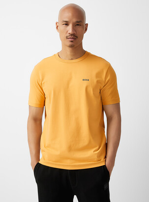 HUGO BOSS Mini-logo mustard T-shirt