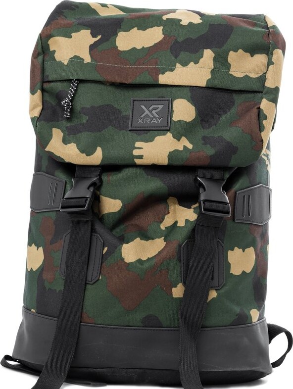 XRay X RAY Duffle Backpack Large Canvas Retro Rucksack Green ShopStyle