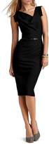 Thumbnail for your product : Black Halo Dress - Jackie O Belted Sheath in Stretch Gabardine