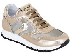 Voile Blanche Laminated Leather & Mesh Sneakers