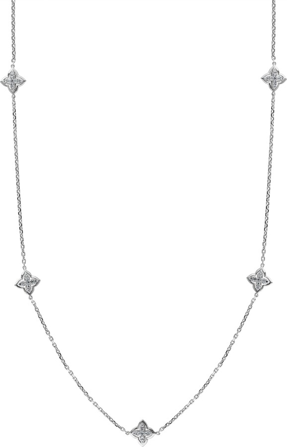 Julep, Jewelry, Julep Black Enamel Clover Necklace Quatrefoil