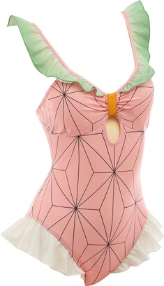 Haikyuu Womens One Piece Swimsuit Anime Style Bathing Suit Japanese