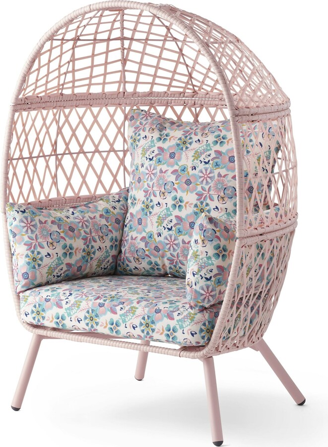 No Kid's Outdoor Wicker Stationary Egg Chair ShopStyle
