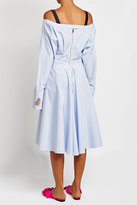Thumbnail for your product : Natasha Zinko Pinstriped Cotton Shirt Dress