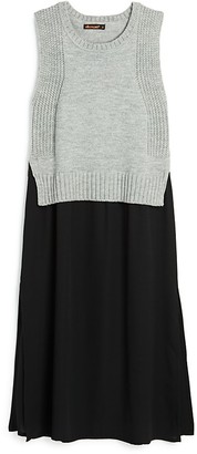 Ella Moss Girls' Sweater Top Dress - Big Kid