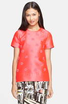 Thumbnail for your product : Kate Spade 'floral Cluster Popover' Embellished Top