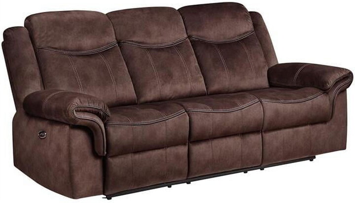 Global Furniture USA U2200-DOMINO COFFEE-PRS-1 Domino Coffee Power Reclining Sofa