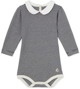 Thumbnail for your product : Petit Bateau Baby girls milleraies striped bodysuit