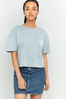 Calvin Klein - T-shirt court à poche bleu