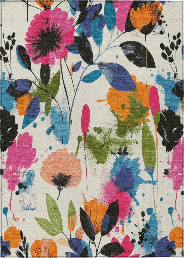 Autograph Addison Chantille Machine Washable ACN1551 5'x7'6" Area Rug