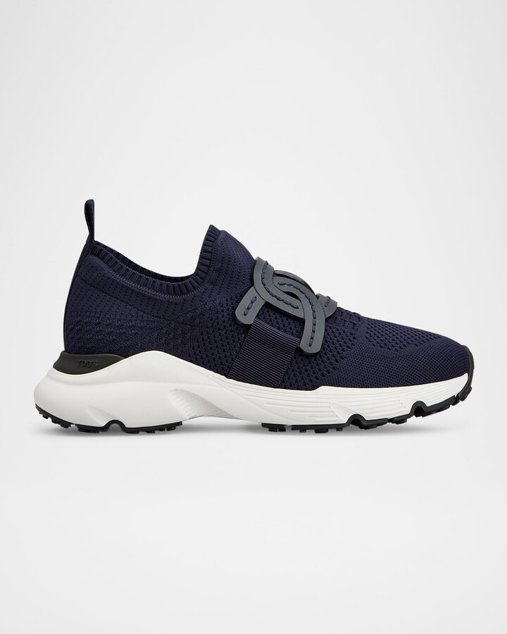 Tod's Stretch Knit Chain Runner Sneakers