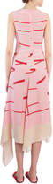 Thumbnail for your product : Akris Sleeveless Broken Stripe Midi Dress