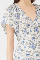 Thumbnail for your product : Rebecca Taylor Esmee Fleur Silk Twill Dress