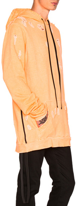 Unravel for FWRD Oversized Hoodie in Orange,Neon.