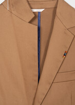 Thumbnail for your product : Paul Smith Men's Camel Cotton Stretch Unlined Blazer