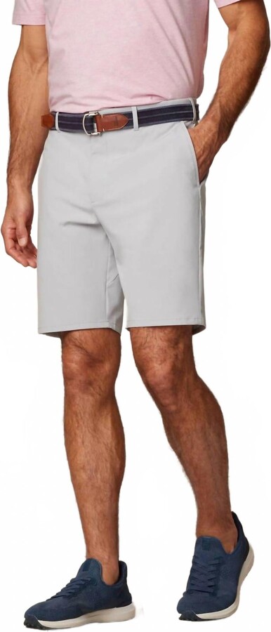 Men's Mulligan Performance Woven Shorts In Light Gray
