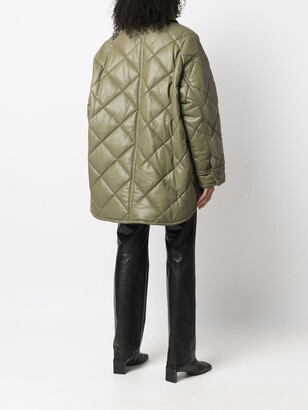 Stand Studio Quilted-Finish Oversized Coat