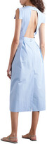 Thumbnail for your product : Three Graces London Jolene Open-back Cotton-poplin Dress