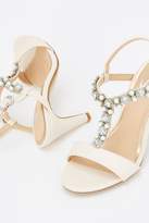 Thumbnail for your product : Wallis Pale Pink Pearl Trim Sandal