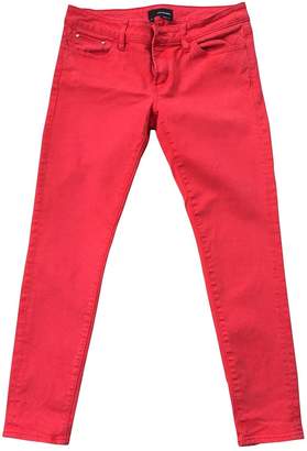 The Kooples \N Red Cotton - elasthane Jeans for Women