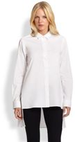 Thumbnail for your product : DKNY Button-Front Back-Peplum Shirt