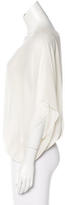 Thumbnail for your product : Alice + Olivia Sheer Silk Bouse