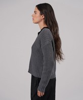 Thumbnail for your product : ATM Cotton Cashmere Chunky V-Neck Pullover - Heather Charcoal