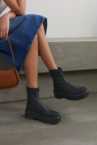 Thumbnail for your product : The Row Canvas Platform Ankle Boots - Navy - IT37
