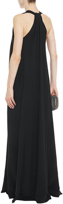 Victoria Beckham Pleated Crepe Gown
