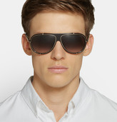 Thumbnail for your product : Lanvin Metal and Acetate Aviator Sunglasses
